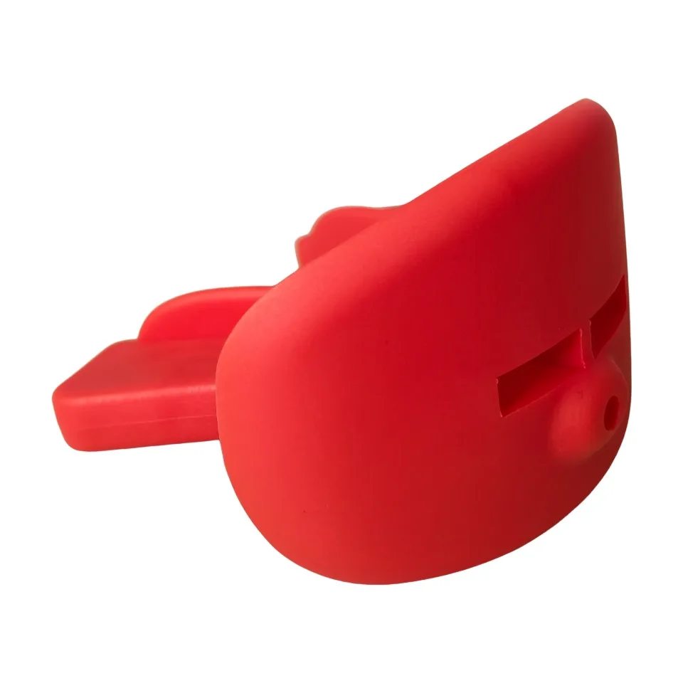 واقي الفم على طراز الرجبي الأمريكي باللون الأحمر مع أشرطة واقي الفم للملاكمة وواقي حماية الأسنان للبالغين والأطفال #2