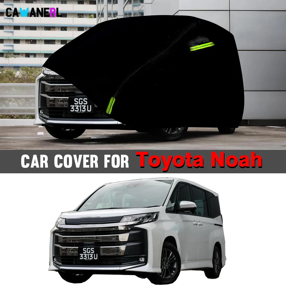 

Black Car Cover For Toyota Noah Voxy Esquire 2001-2026 Waterproof MPV Sun UV Rain Snow Wind Dust Protection Cover