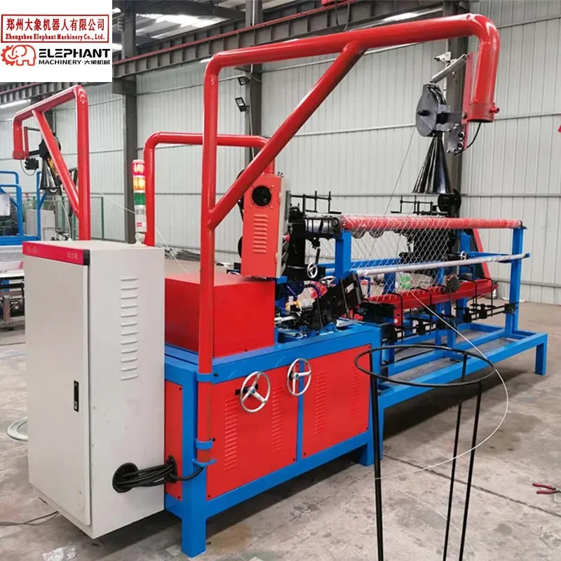 Good Quality and Service Full Automatic Mesh Machine Manufacturer for Chain Link Fence Producing