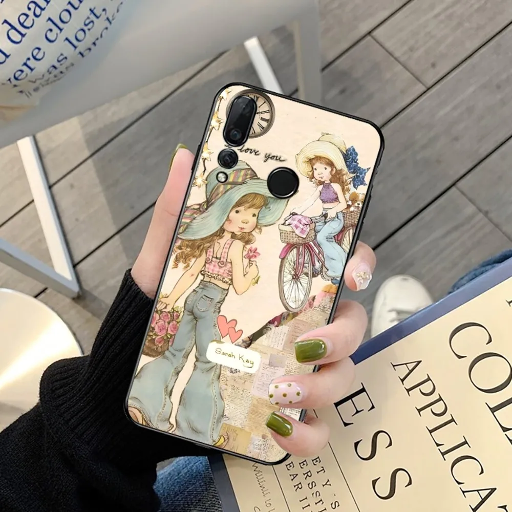 S-Sarah K-Kay L-Little Girl Phone Case For Huawei Y9 6 7 5 Prime Enjoy 7s 7 8 plus 7a 9e 9plus 8E Lite Psmart Shell