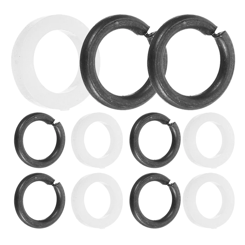 

12 Pairs Guitar Tuner Spacers Metal Plastic for Electric Acoustic Guitars Easy Installation Compatibility Washer