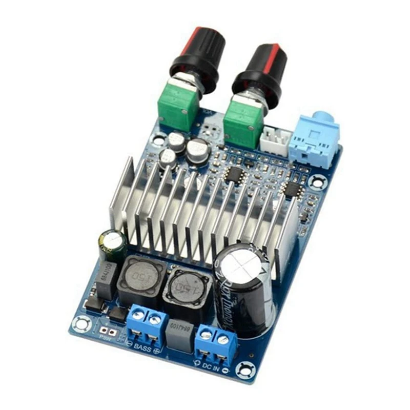 

2X TPA3116 Subwoofer Amplifier Board 100W Bass Output DC12-24V Digital Small Power Amplifiers Video Audio Accessories