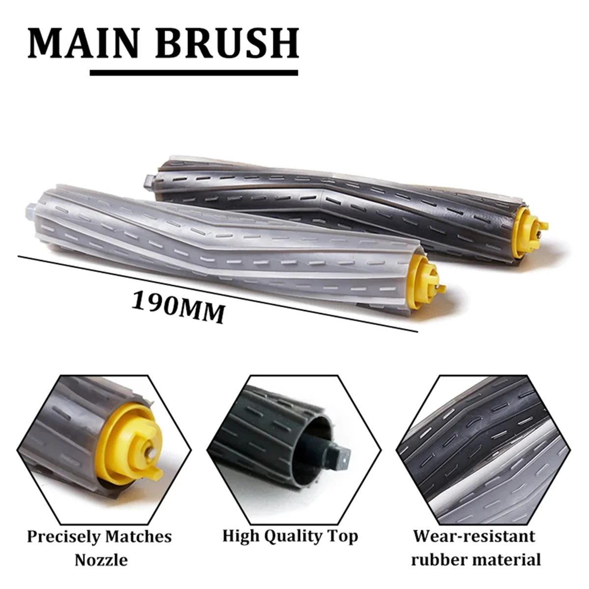 Роликовая боковая щетка HEPA-фильтра для iRobot Roomba 800 860 870 880 890 900 960 980, запчасти для робота-пылесоса, аксессуары — A19G