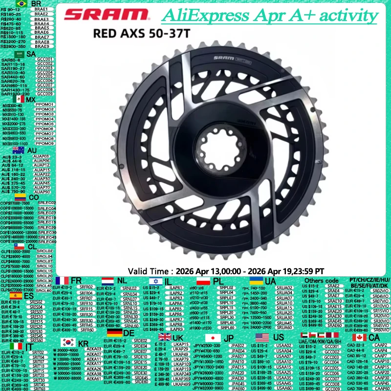 Sram Red Axs 50-37T…