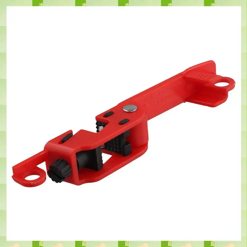 2025 Red Electrical Box Circuit Breaker Lockout, Tagout Breaker Box Lock For Standard Single And Double Toggles, Red Electrical B