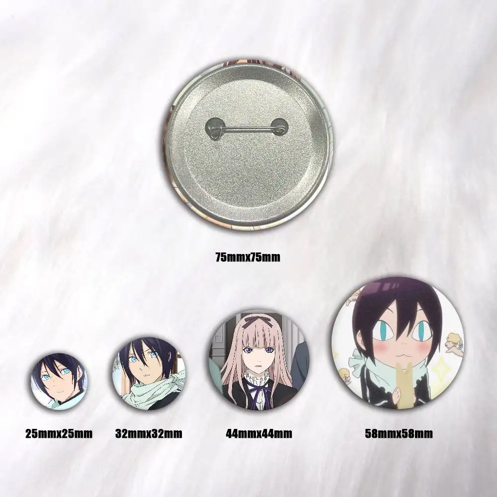 A-anime N-Noragami-I Anime Round Badges, Brooches, Clothing Accessories, Birthday Gifts, Anime Conventions