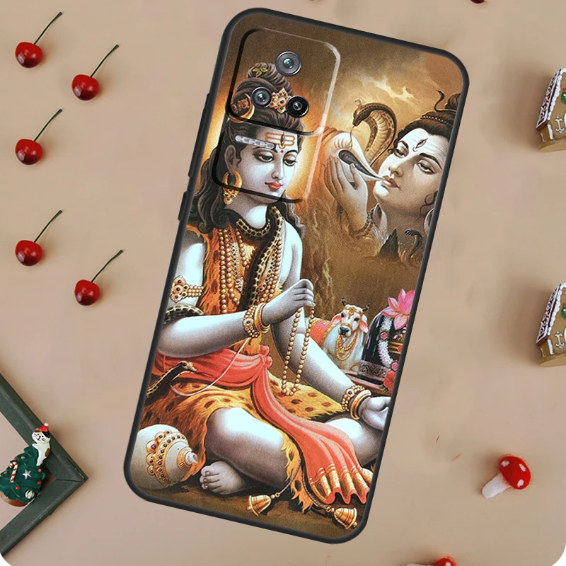 God Diety Hindu Ganesha Shiva Case For Xiaomi 13 14 13T Pro 12T 11T 12 Lite POCO M6 X6 Pro X3 X4 X5 F3 F4 M5s F5 Cover