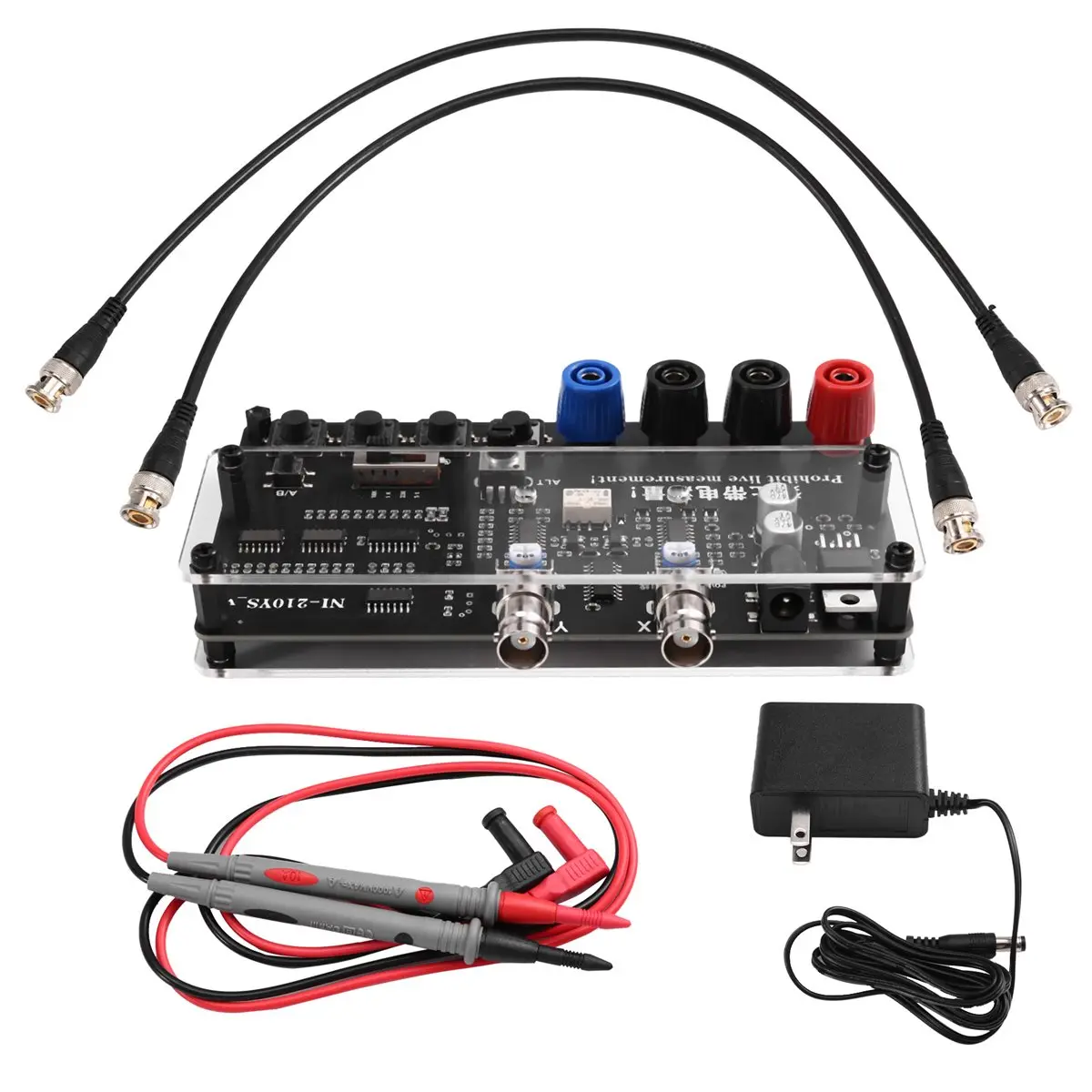 

Цифровой измеритель кривых VI-диаграмм Digital Essentials с двухканальным входом (версия с акриловым корпусом и двухканальным дисплеем) отображает четыре частоты тестирования, вилка стандарта США