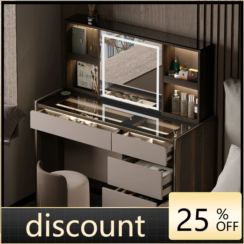 LH light luxury dresser intelligent electric lifting bedside table integrated high-end makeup table