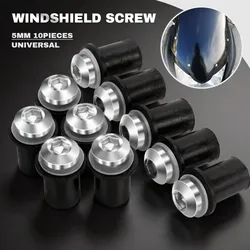 10PCS Fairing Wind Screen Screw Bolt Kit Windshield Mounting Nut Wellnut For yamaha fz6 fz1 fazer mt-09 XSR 700 XT 1200 R6 R3 R1