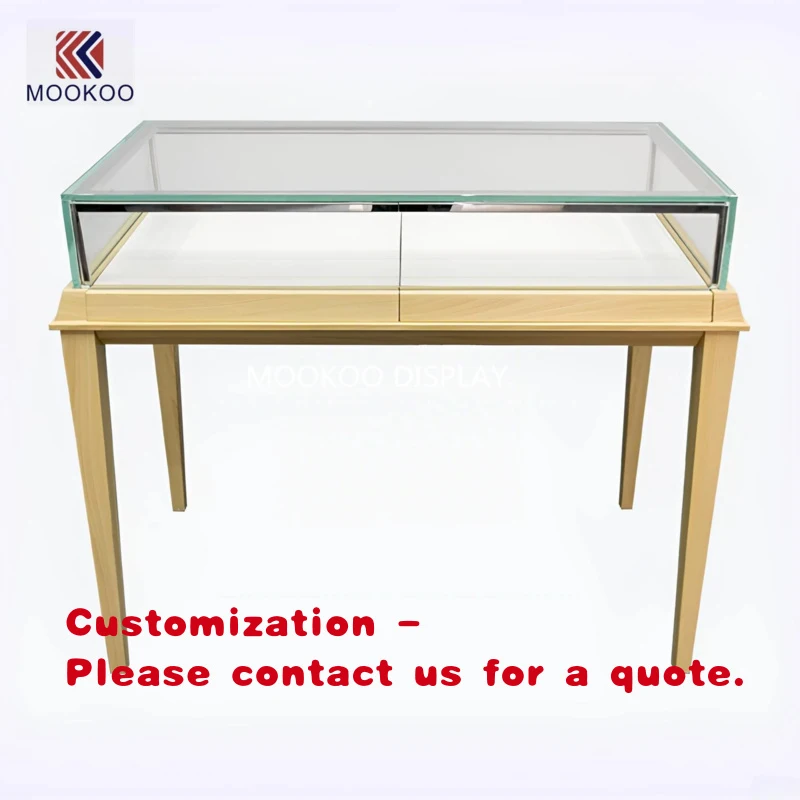 custom.High Quality Shopping Mall Jewelry Kiosk Best Materials Used Premium Storefront Displays