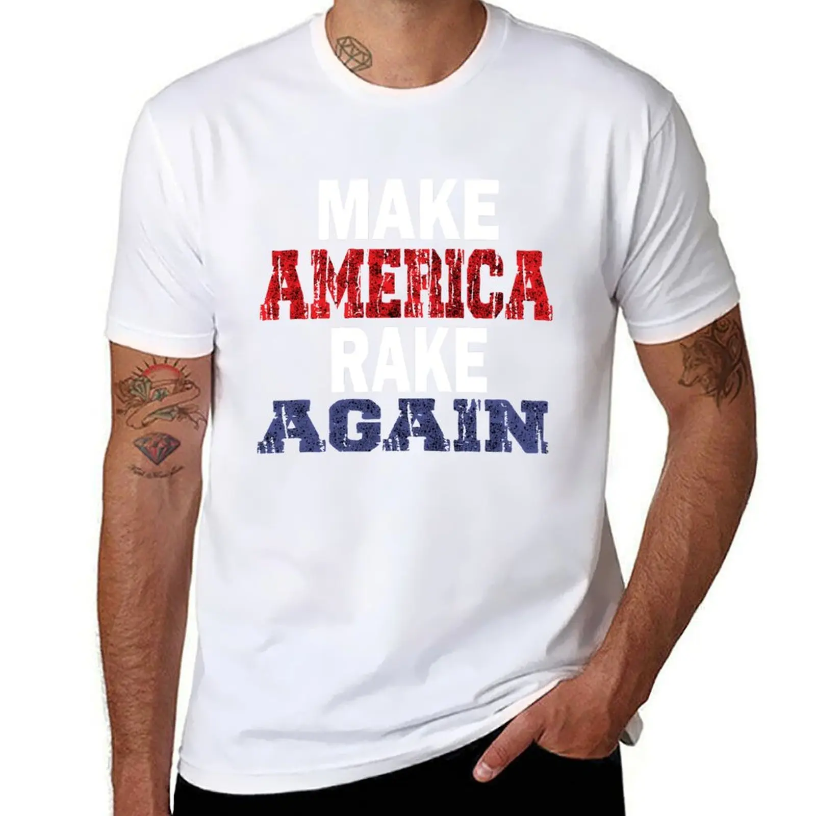 

Make America Rake Again T-Shirt man t shirts for men casual t shirts with prints T-Shirt