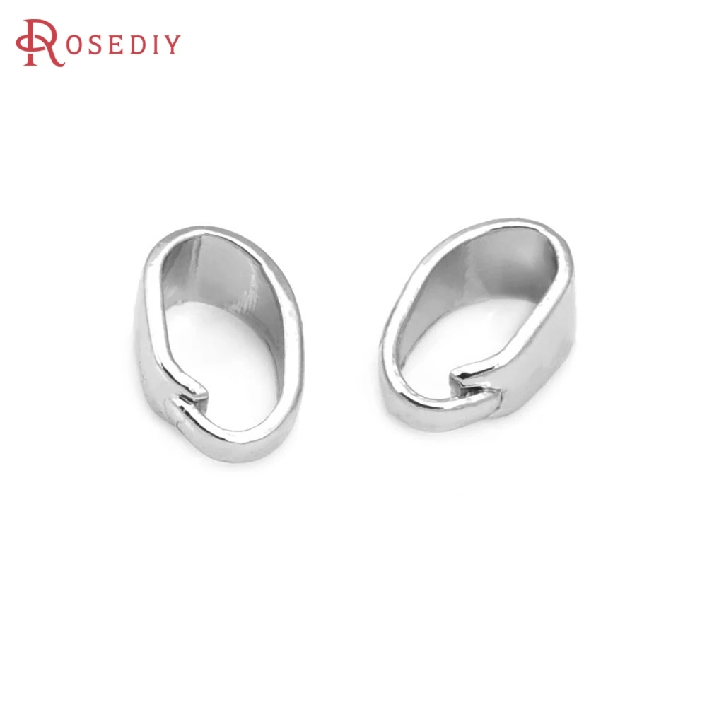 

7x3.5MM 6x4MM 7x5MM 9x4MM 18K Gold Color Charms Connector Pendants Clasps Jewelry Making High Quality Diy Findings Accessories