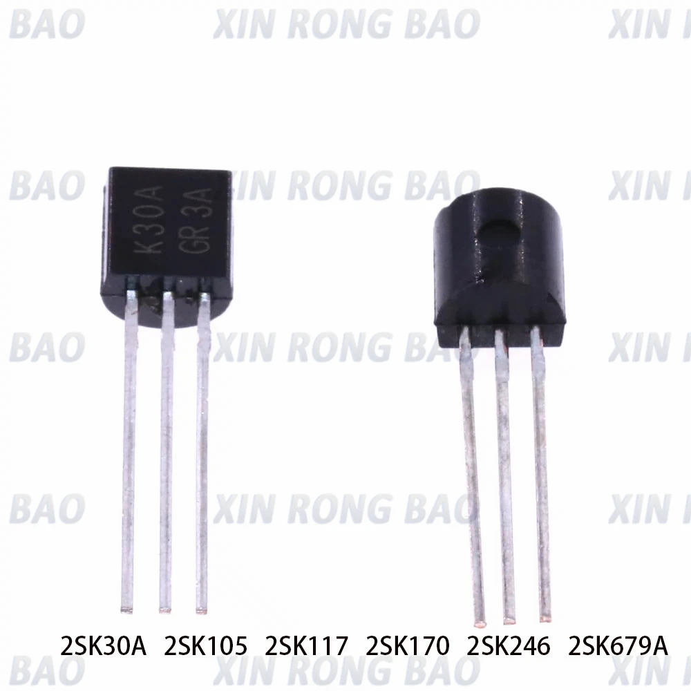 10PCS 2SK30A K30A TO-92 K105 2SK105 2SK117-BL 2SK117 K117 2SK170 2SK170-BL K170BL 2SK246 K246 2SK679A K679