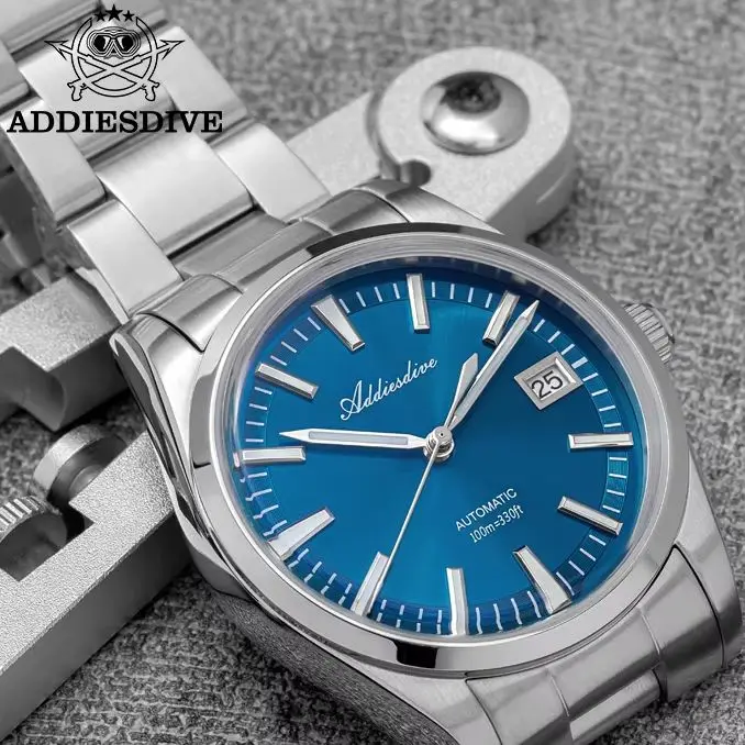 

ADDIESDIVE 39mm Mechanical Watches New Stainless Steel NH35 Automatic Watch Waterproof Luminous Leisure Business Luxury Watch
