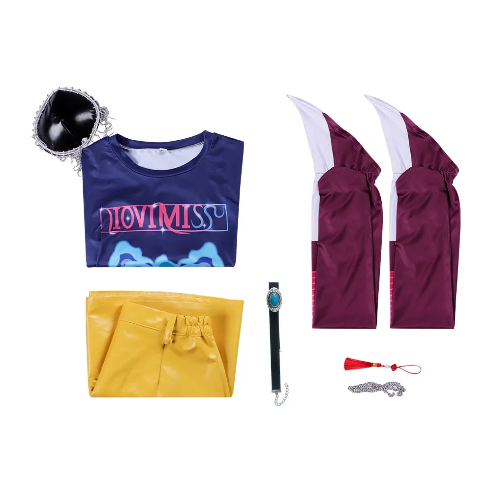 

K-Pop: Demon Hunters Mira Cosplay Costume Uniform Halloween Carnival Party Christmas Play Role Clothes Clothing for Women
