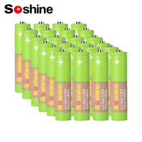 Soshine AAA 1100mWh 1.5V li ion Rechargeable Battery 1.5v Aaa Lithium Li-ion Batteries for 1.5V 3A 2A Smart Batteries Charger