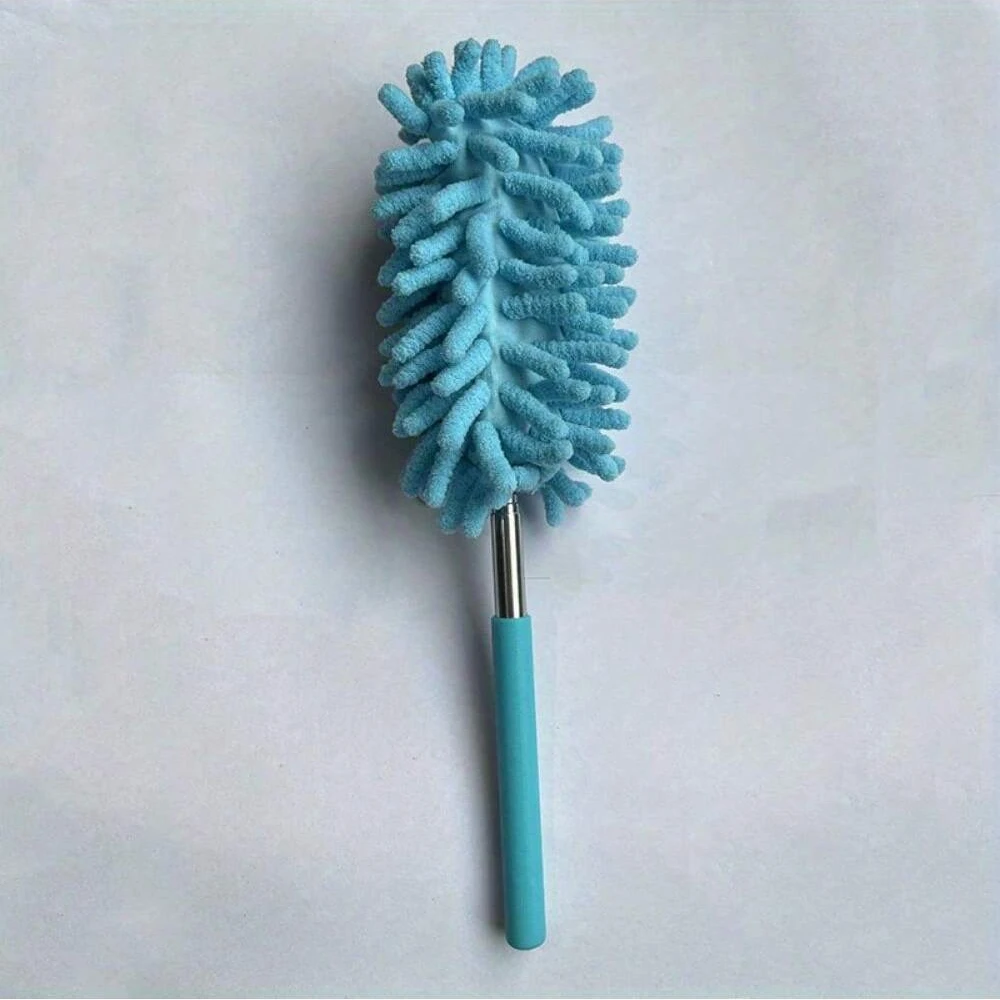 Telescopic Home-Cleaning Marvel Robust PVC Microfiber Duster Brush for Effective Cleaning of Cars Air-Conditioners and Furniture