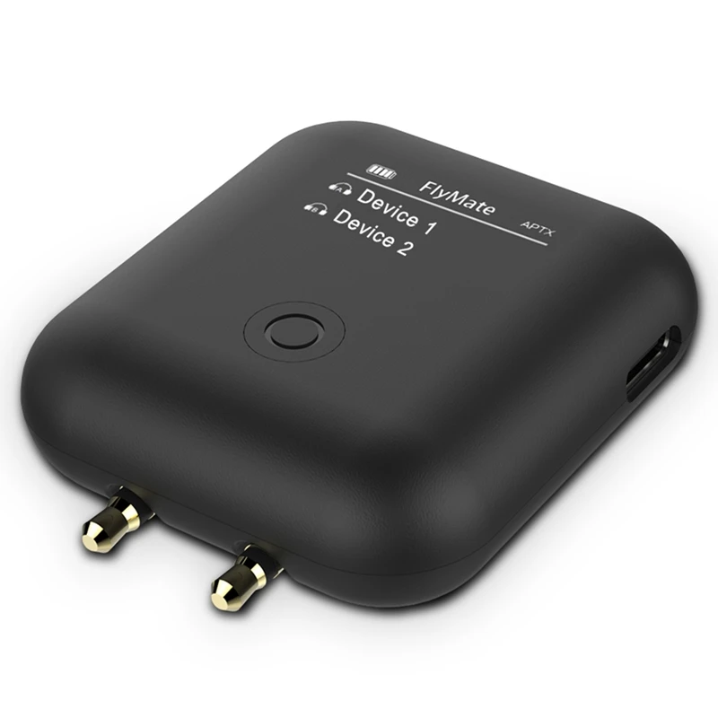 

Fly01 Bluetooth 5.0 Transmitter For Airplane Audio,Aptx HD Transmitter With 3.5 Mm Jack Audio Adapter Dongle