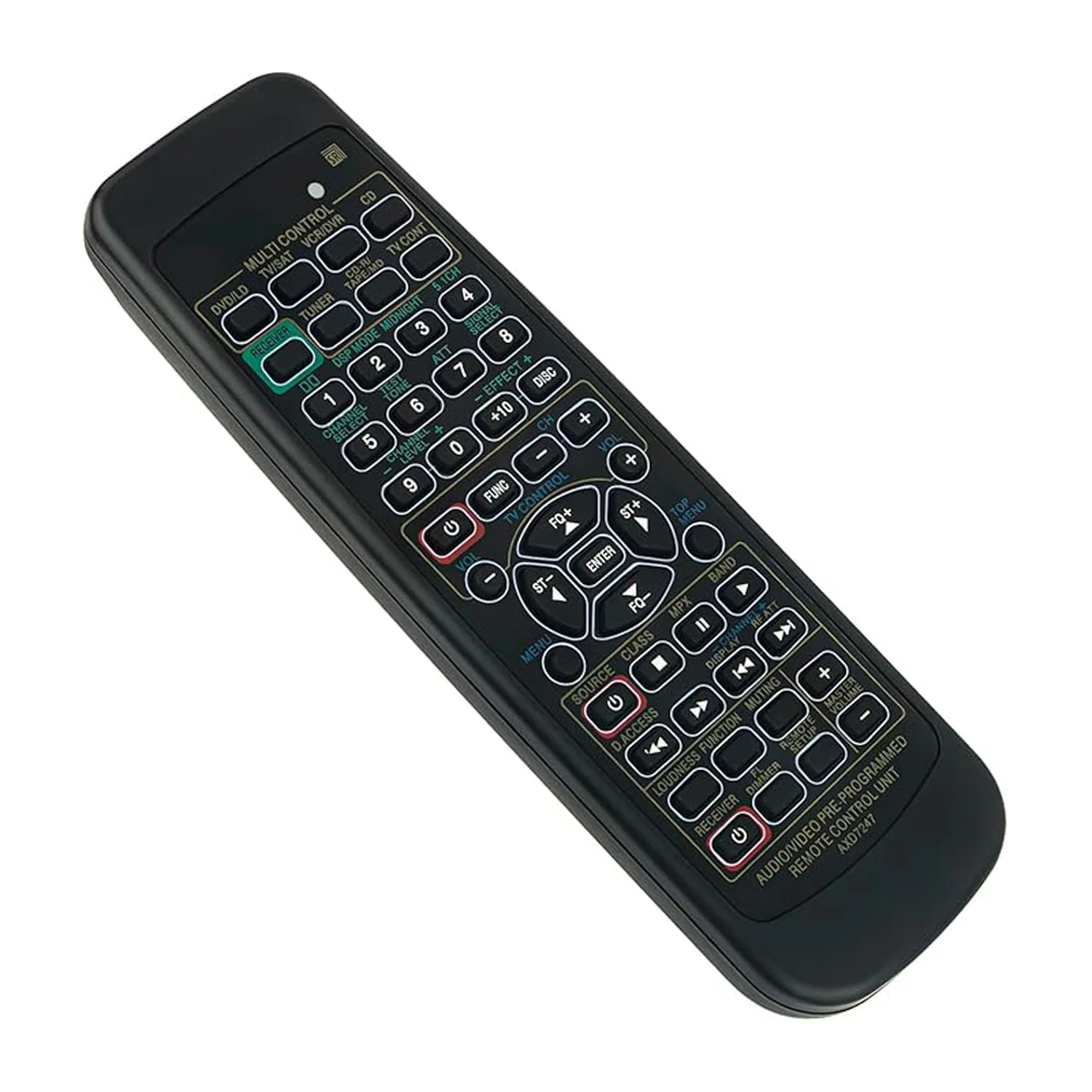 Replace Remote Control AXD7247 for Poineer AV Receiver VSX-690RDS VSX-D309 VSX-D409 VSX-D510 VSX407RDS VSX609RDS HTP-O71 VSA-EO7