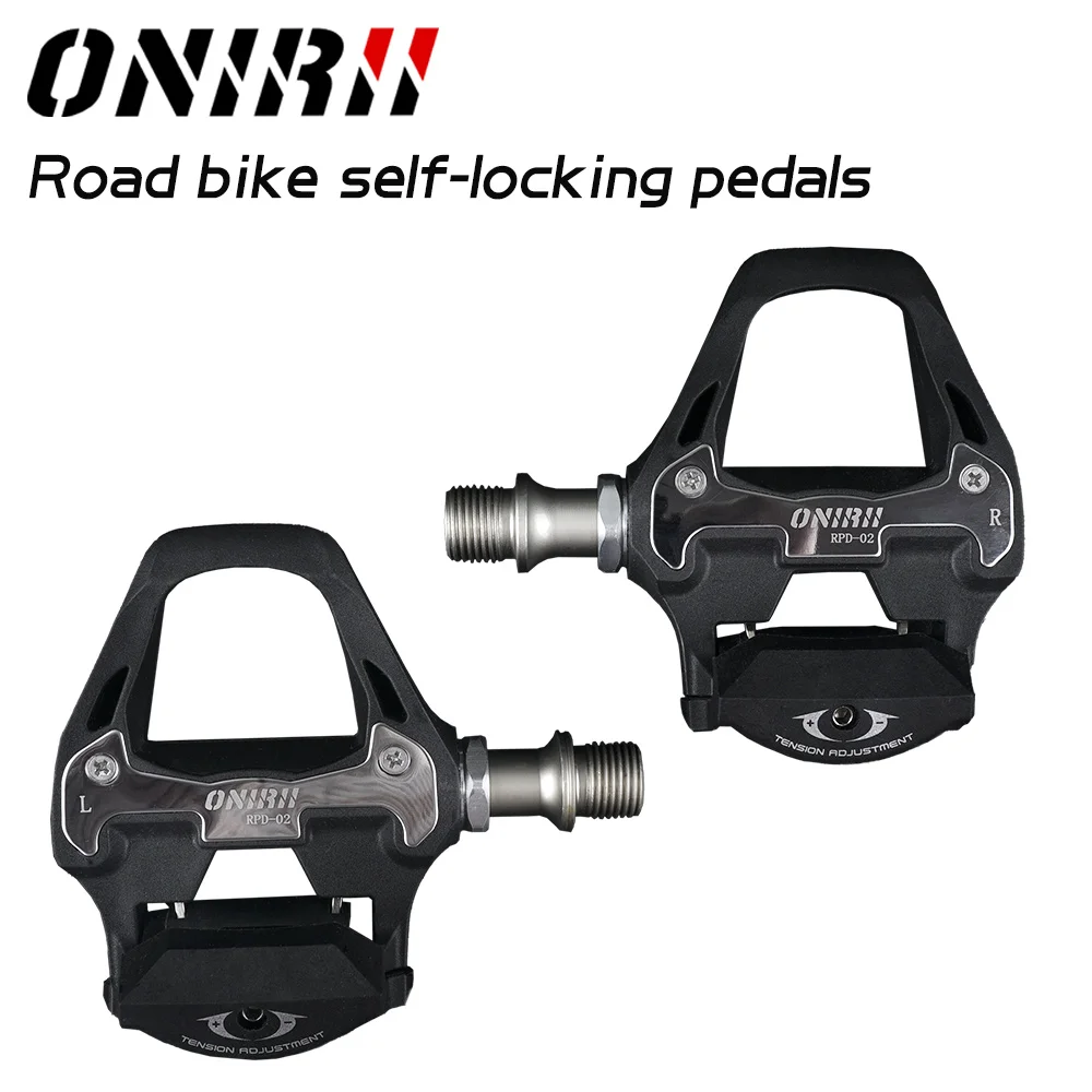 Pedals Road Bike Self-locking Pedal with Cleats Pads Screws 2 Sealed Bearing Ultralight Bicycle Part for 105 UT New ONIRII