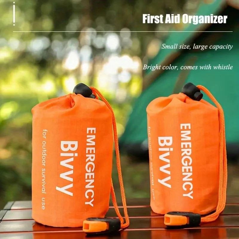 Outdoor Disaster Relief Sleeping Bag Single-layer Aluminum F