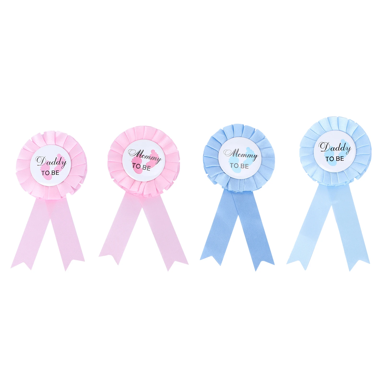 

4 Pcs Badge Birthday Party Accessories Creative Brooches Boutonniere Pins Corsages Girl