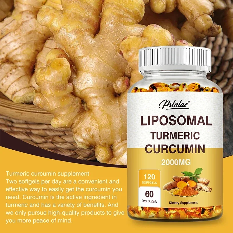 Liposomal Turmeric Curcumin - Promotes Body Cell Health, Anti-oxidation, Joint Support