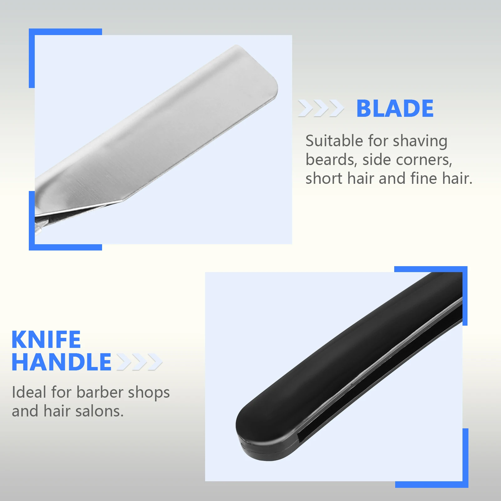 

【】Manual Shaving Razor For Men, Portable Beard Hair Trimmer, Travel-Friendly Barber Shop Salon Use, Skin-Friendly Razors