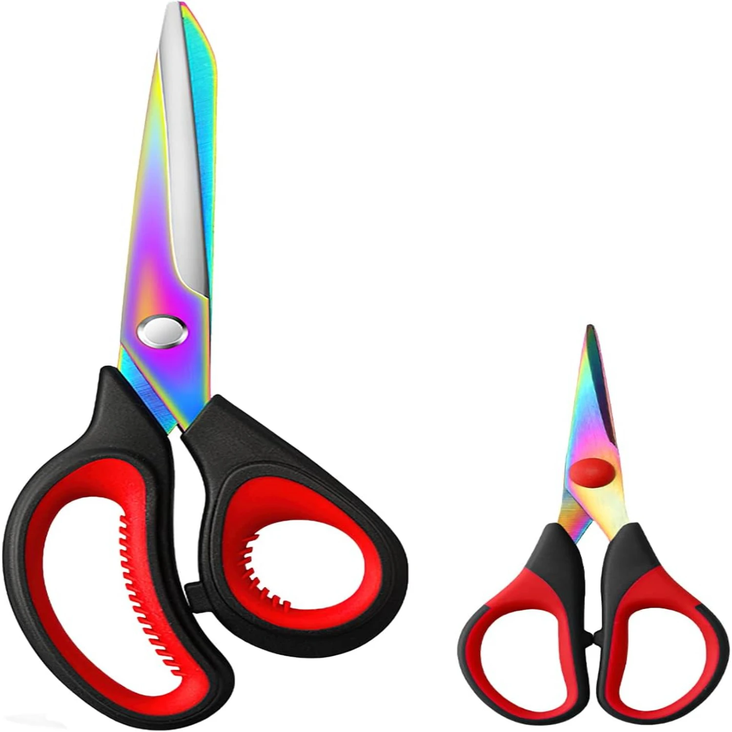 

Sewing Scissors Bundle, 8" Heavy Duty Fabric Scissors, 5" Embroidery Scissors, 4" Small Detail Scissors, 5" Thread , Tailoring,