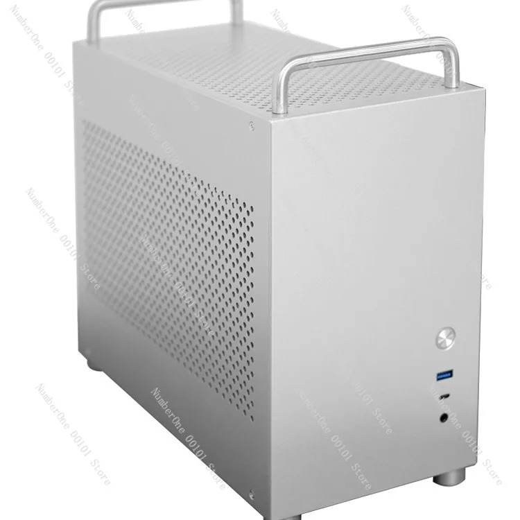 

HX100TYPEC All Aluminum 13.3L Desktop MATX Computer Chassis Handle