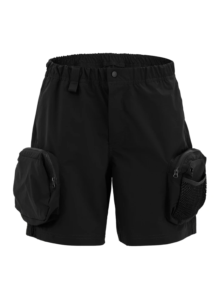 

Летняя американская рабочая одежда с несколькими карманами в стиле ретро orts ex, повседневные свободные брюки пять четвертей, молодежные активные прямые брюки