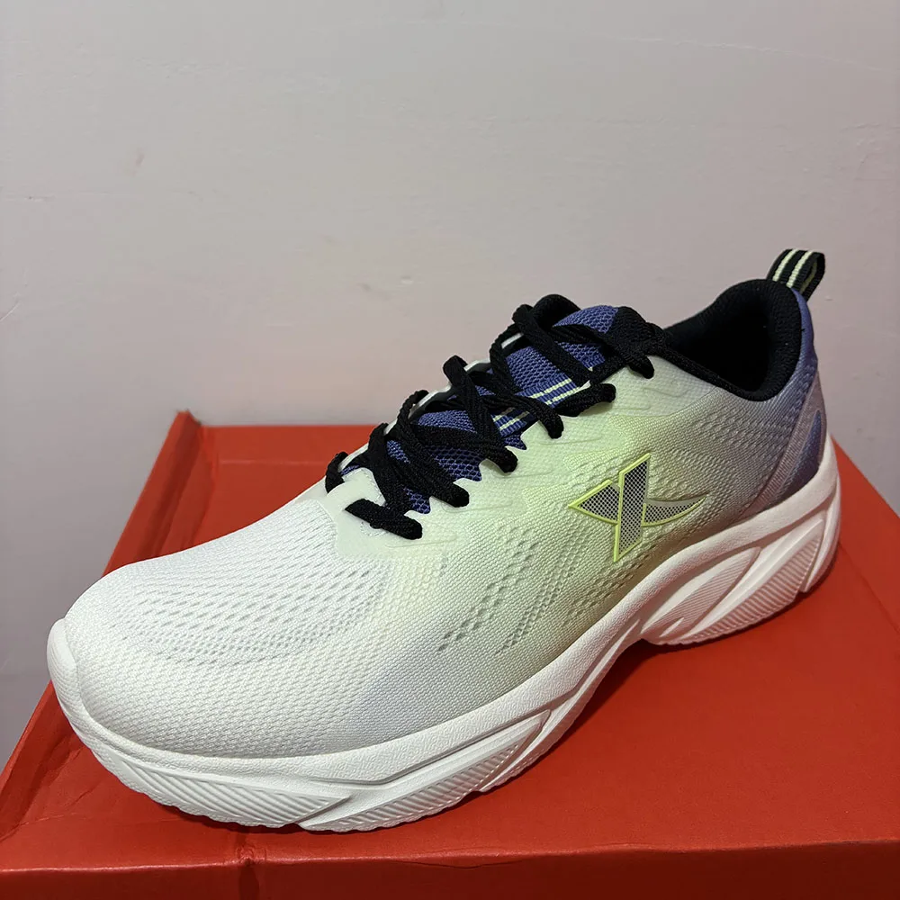 xtep-春夏メンズランニングシューズ軽量通気性衝撃吸収カジュアルスポーツメッシュアッパーラバーアウトソール
