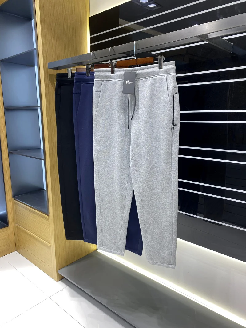 الرجال الرياضة في الهواء الطلق عارضة السراويل Fce اصطف سكين فضفاضة تناسب الخريف الشتاء السراويل الدافئة تنوعا عارضة Sle #2