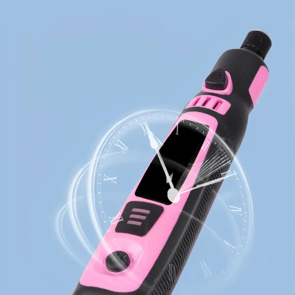 Professional Pink Cordless Grinder Pen Multi Purpose Rotary Tool For Precision Polishing Buffing Drilling Carving Hobby