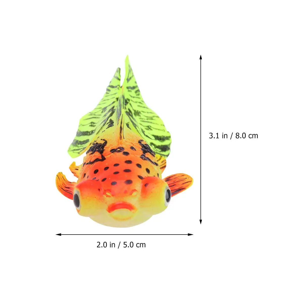 

Luminous Artificial Fish Decoration Floating Aquarium Ornament Silicone Toy Safe Durable Pet Supplies