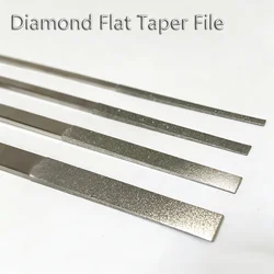 1pcs Ultra Thin Flat Taper Diamond File CF400 Shaped Deburring Files Hand Tool Wholesale Mold Trimming Removal Fire Pattern