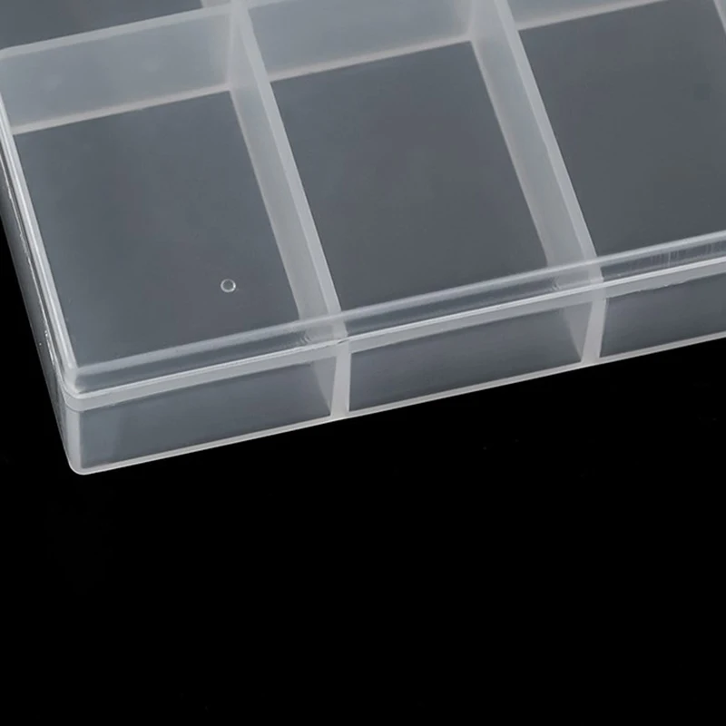 12 Grids Nails Art Organizer Box Storage Tool For False Tip Container Empty Nails Rhinestones Holder Case Organizer Jewelry Art