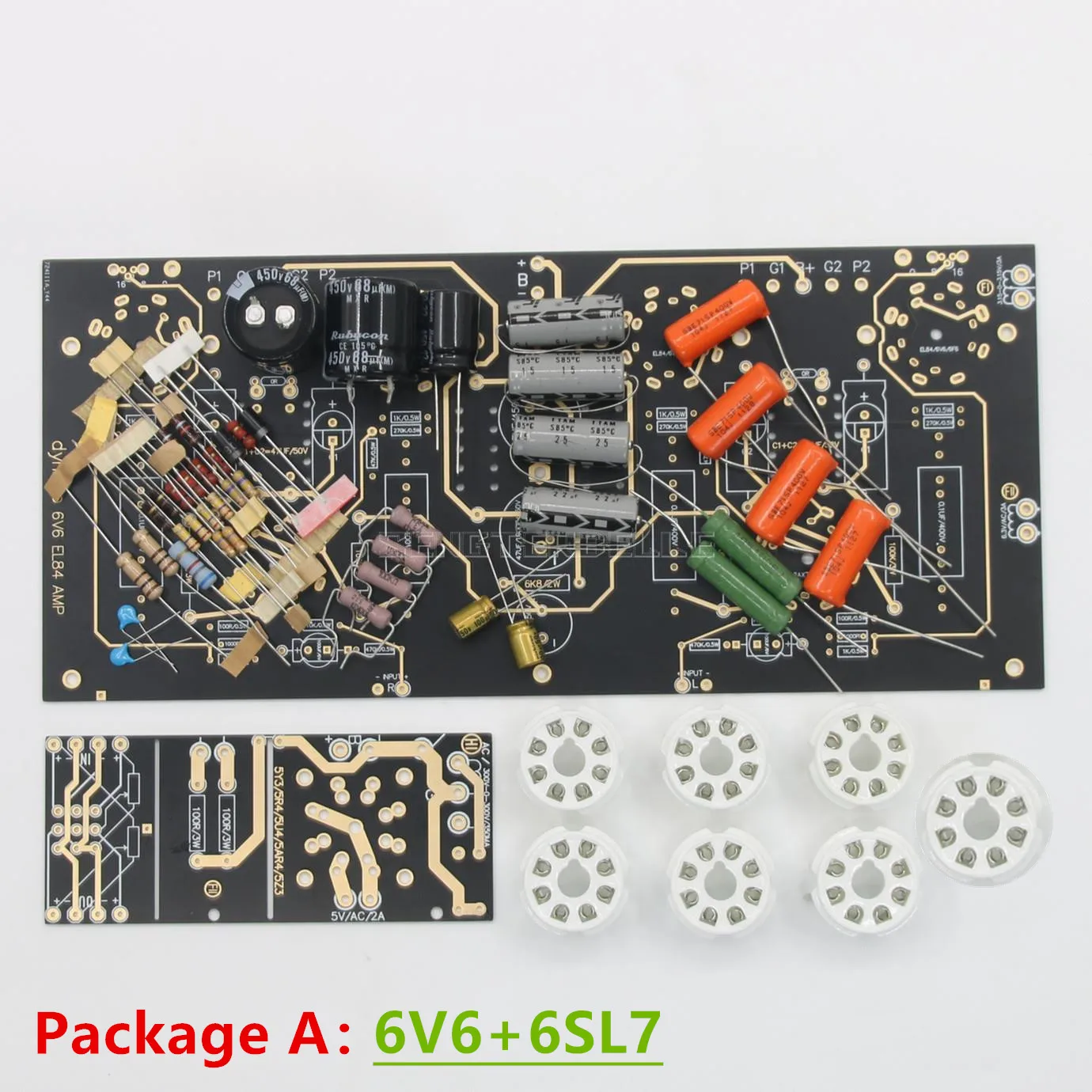 Classic Dynaco Circuit 6V6 EL84 Vacuum Tube Power Amplifier Board DIY Kit HiFi Ultra-Linear Push-Pull Audio Amp