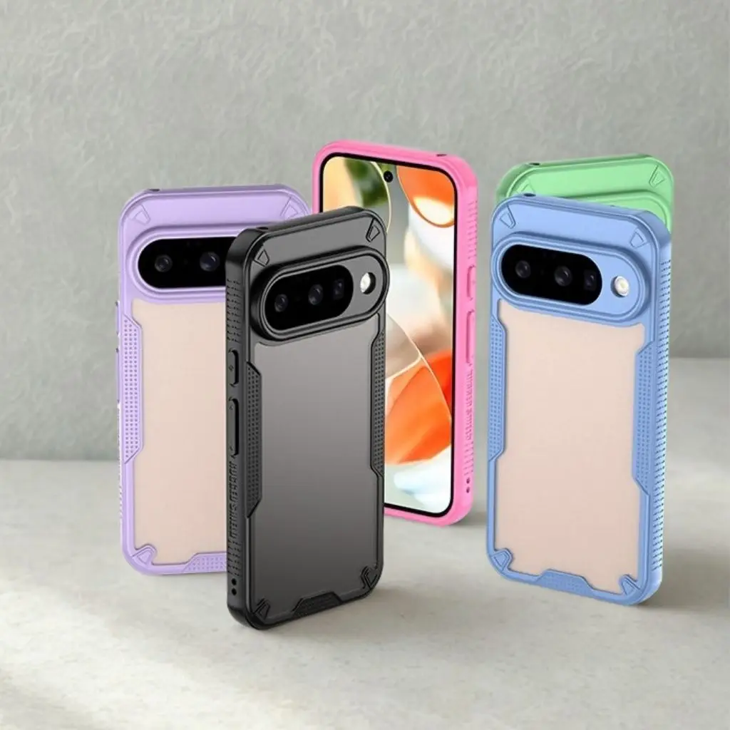 Luxuriöse Hülle für Google Pixel 10 Pro XL, schlanke, stoßfeste Hülle für Pixel 10 Pro, transparente, matte Hybrid-Abdeckung ﻿ Etui-Coque