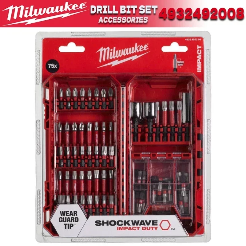 Imagem -06 - Milwaukee 4932492004 48324013 48892531 Conjunto de Broca de Driver Acessórios para Ferramentas Elétricas 4899-4860 4932492008 48-89-2530