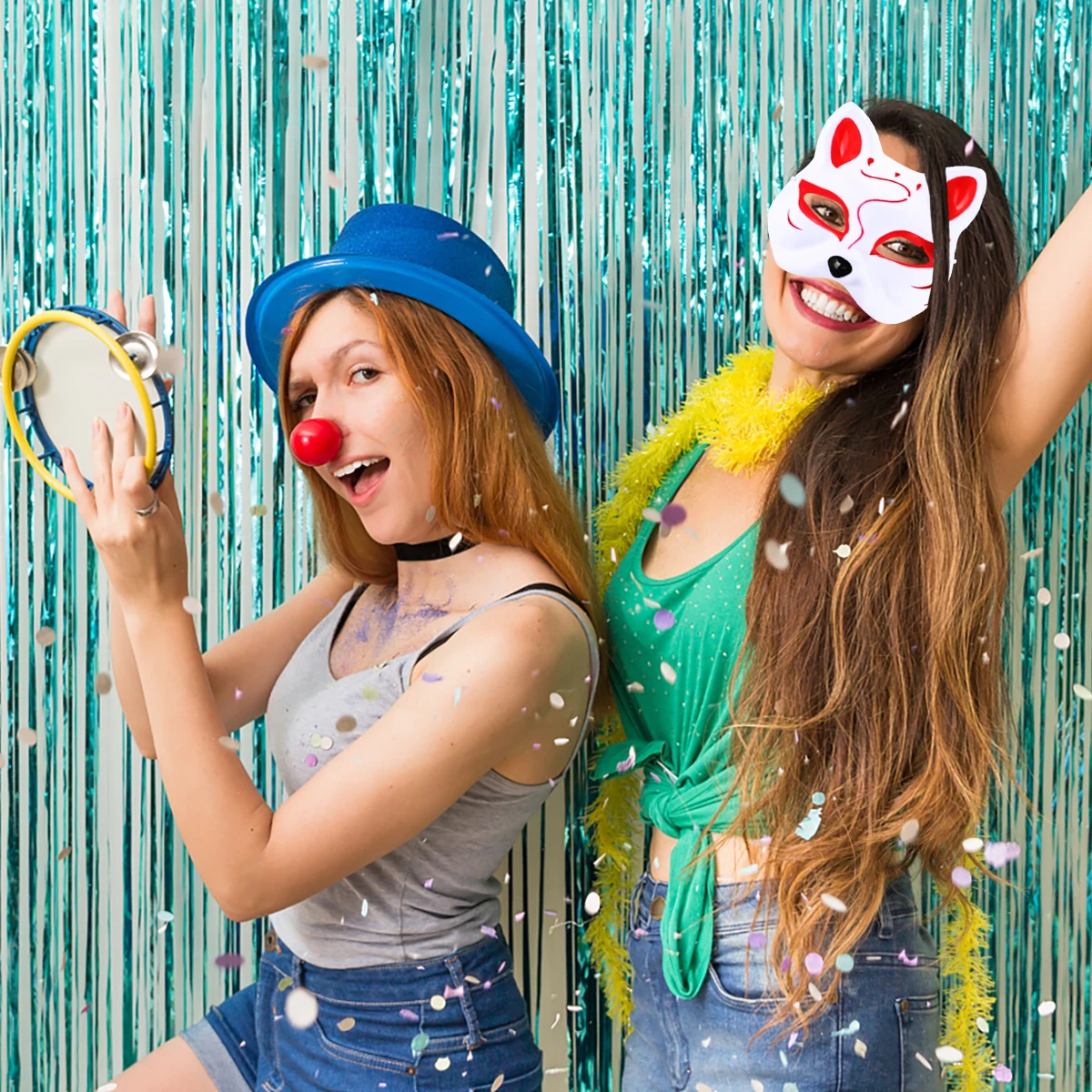 

12 PCS Pulp Animal Mask DIY Paintable Decorative Creative Cartoon Painting Party