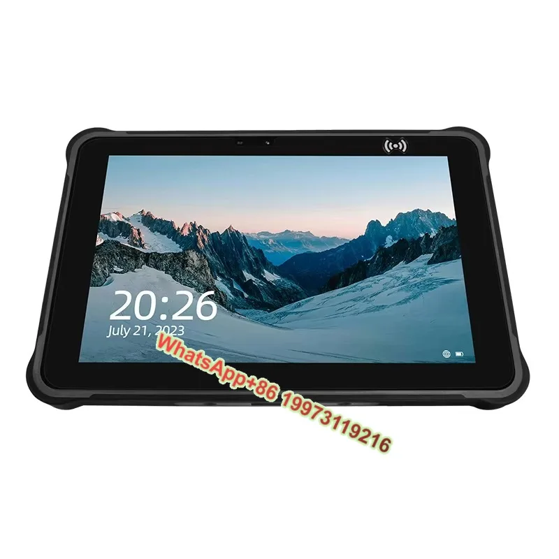 

Android 13 10-дюймовый прочный компьютер 4G LTE передний NFC RFID-считыватель Высокоточный GPS 8 г ОЗУ 256 г ПЗУ 1000 нит Sunshine Readable Pda