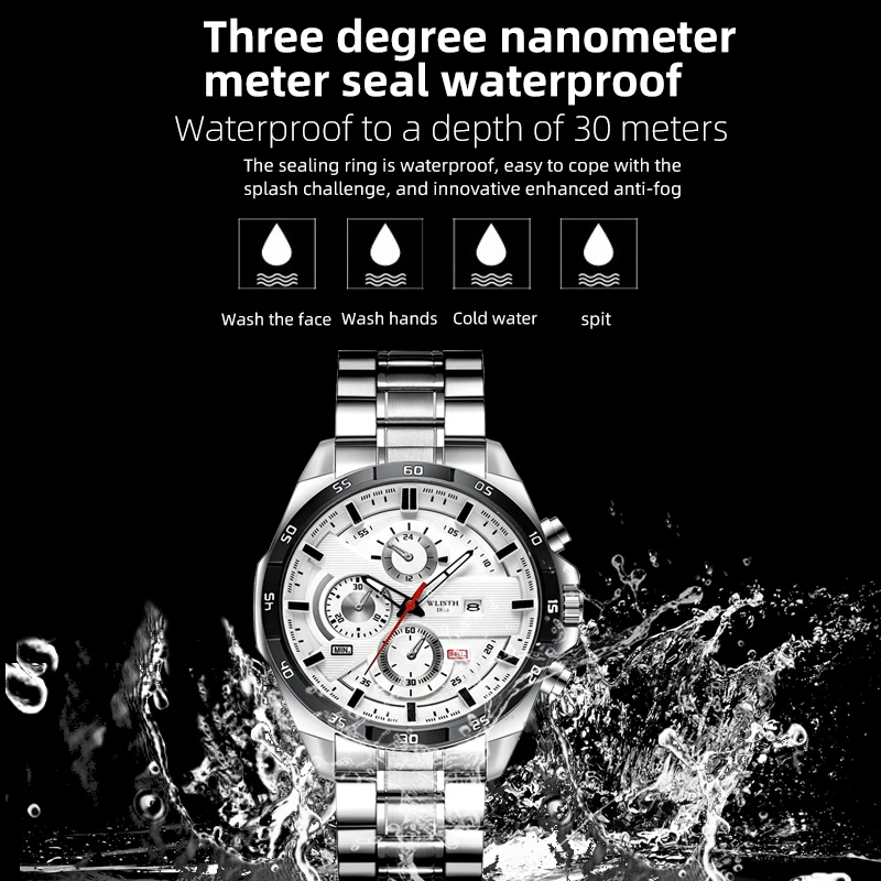 Jam Tangan Mewah Pria Terbaru 2025 Jam Tangan Quartz Tali Kulit Jam Pria Klasik Jam Tangan Sport Bisnis Untuk Pria reloj