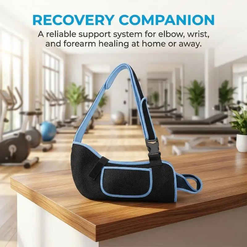 *Adjustable Breathable Arm Sling Shoulder Strap for Children Adults Fracture Support Orthopedic Injury Immobilizer for Home
