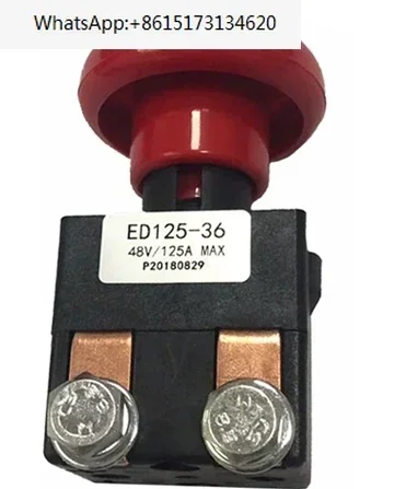

ED125-36 (48V Hangcha Emergency Stop Switch (125A) Electric Pallet Truck Emergency Button Forklift Accessories