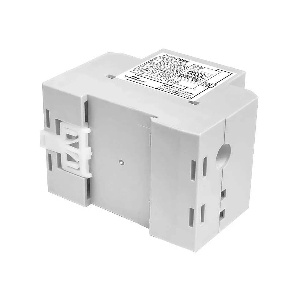 6IN1 Din Rail AC Monitor 110V 220V 380V 100A Napięcie Prąd Współczynnik mocy Aktywny KWH Miernik częstotliwości energii elektrycznej VOLT AMP