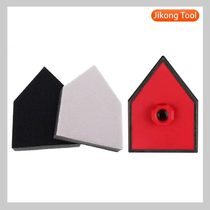 

2PC Soft Sponge Backing Pad 63x88mm 5 Sided 10mm Thick For Milwaukee M12 Sander Pneumatic Sander Protective Cushion Pad