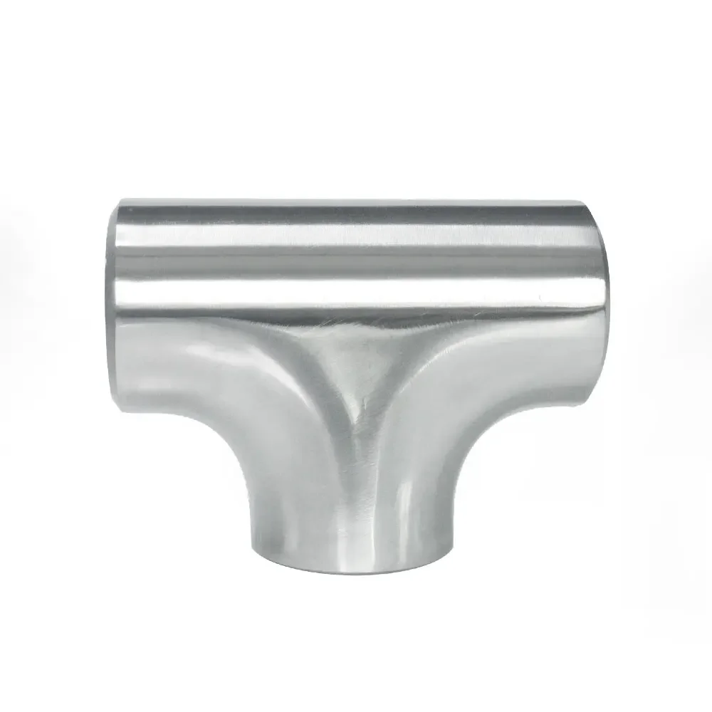 22mm-108mm Pipe OD Butt Thicken 3mm Tee 3 Way Splitter SUS 304 Stainless Steel Sanitary Fitting Spliter Homebrew Beer Wine