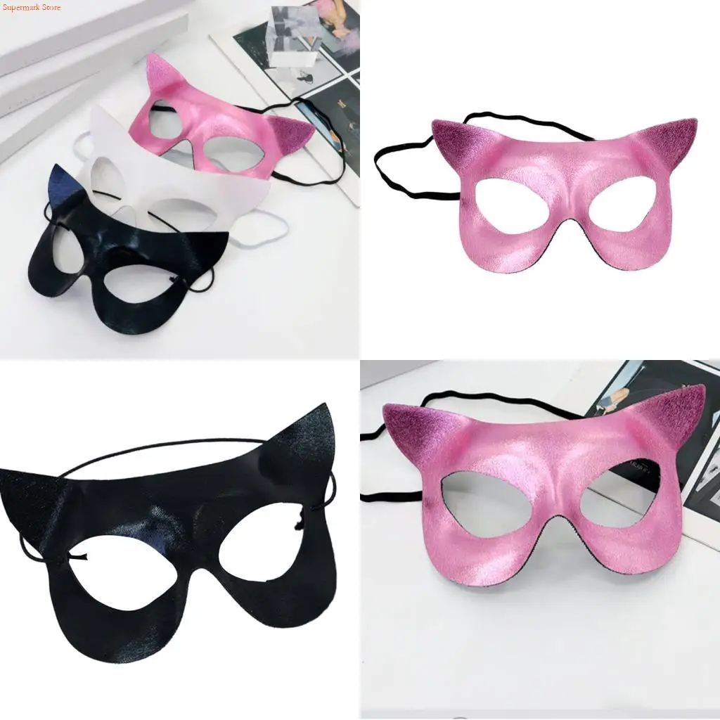 

Q5WE Удобная маска для лица Дышащая маска для кошек Длинная одежда для вечеринок Ролевые игры